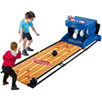 Los mejores  - SanQing Electrónica Bolos Juego- Juego Familiar para 1-2 Jugadores- Juego de Bolos para niños y Adultos-electrónico de…